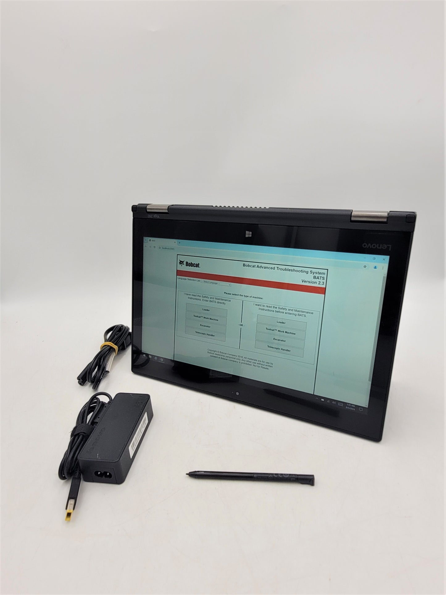 Diagnostic Laptop Bobcat Service Analyzer 90.13 Bobcat BATS 05/2021 MANUALS