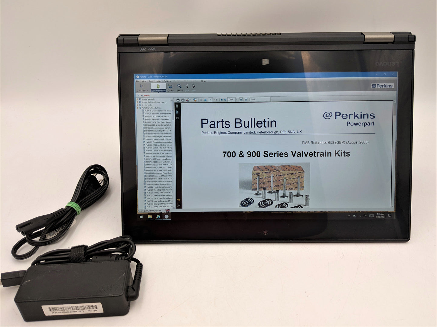 Diagnostic Laptop CAT ET 2023A Perkins ET 2023A SPI Sis CBT