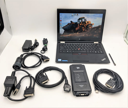 Diagnostic Kit JCB Service Master 4 v21.4 w/ JCB DLA ADAPTER(Black)