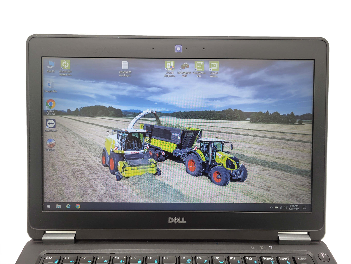 Diagnostic Laptop CLAAS CDS 7.5.1 2021.05 WEBTIC 2025 PARTSDOC 2021 METADIAG 2016