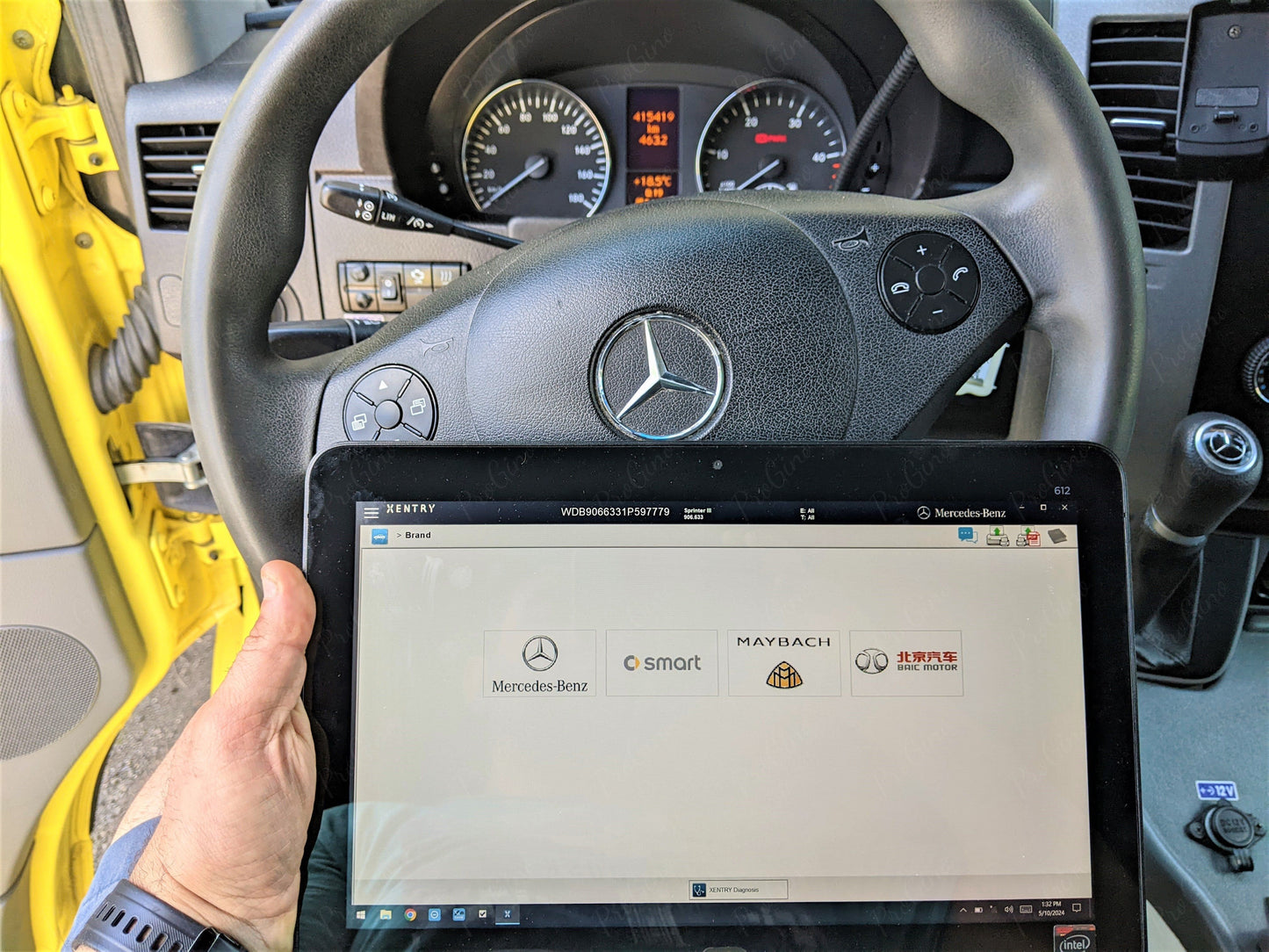 HP Pro DIAGNOSTIC TAB XENTRY 2023 DAS EPC WIS ASRA StarFinder+OBD-II diagnotstic tool Full kit