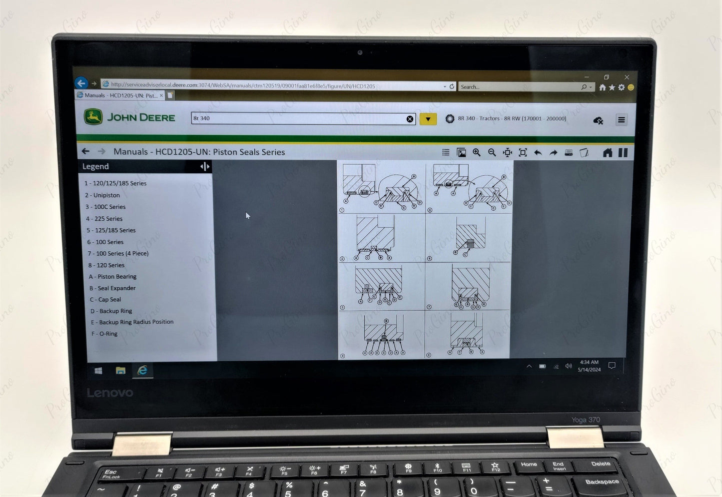 Diagnostic Kit John Deere Service Advisor v5.3 + EDL v2 Adapter