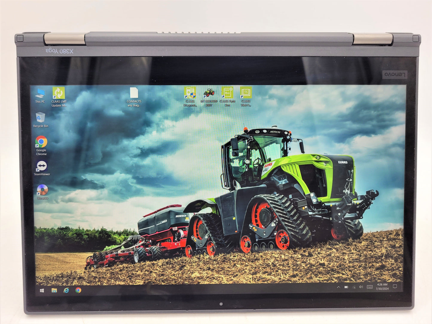 Diagnostic Laptop CLAAS CDS 7.5.1 2021.05 WEBTIC 2024 PARTSDOC 2021 METADIAG 2016