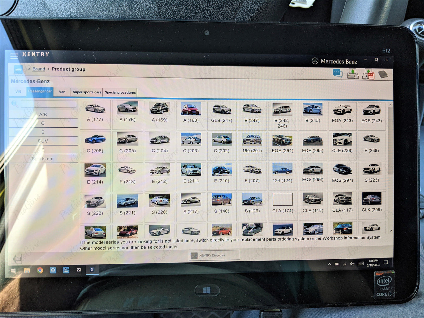 HP Pro DIAGNOSTIC TAB XENTRY 2023 DAS EPC WIS ASRA StarFinder+OBD-II diagnotstic tool Full kit