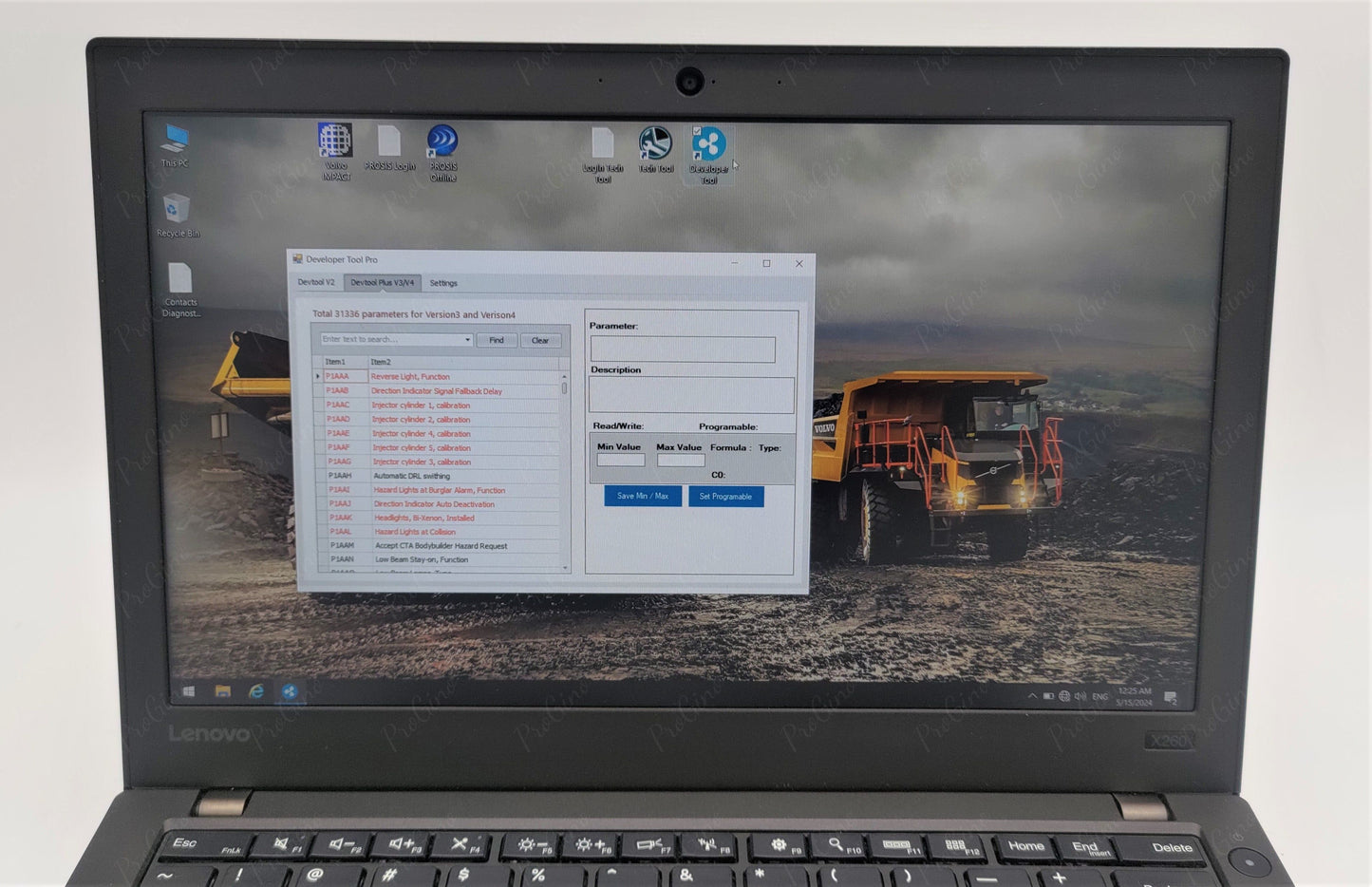 Diagnostic Laptop VOLVO PTT 2.8.150 APCI2023 ProSIS IMPACT