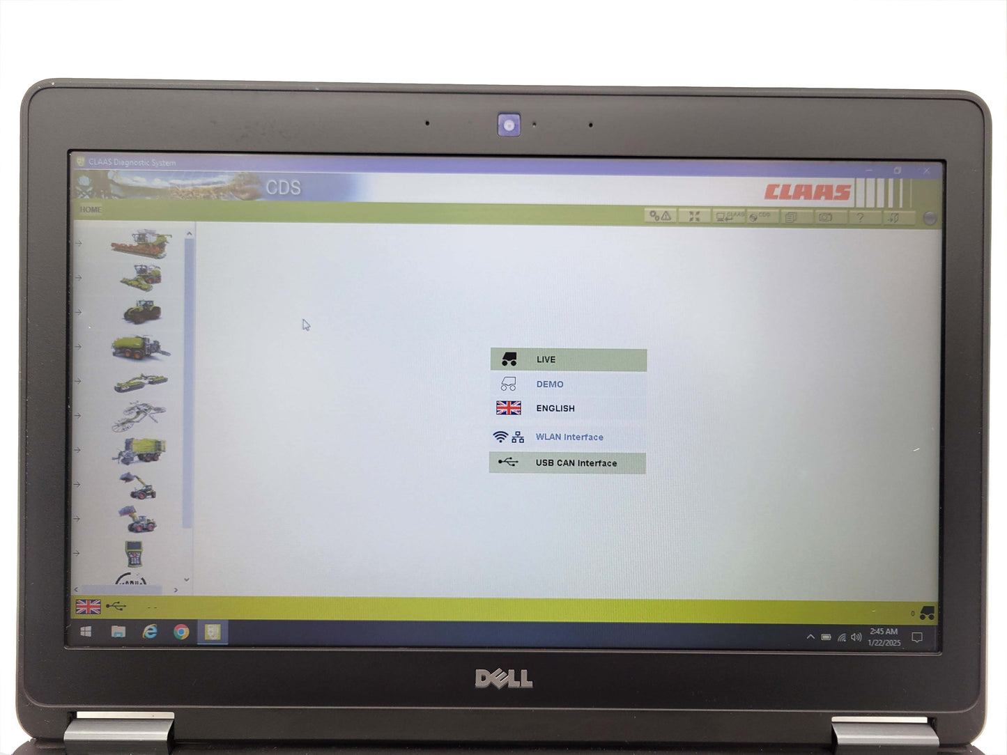 Diagnostic Laptop CLAAS CDS 7.5.1 2021.05 WEBTIC 2025 PARTSDOC 2021 METADIAG 2016