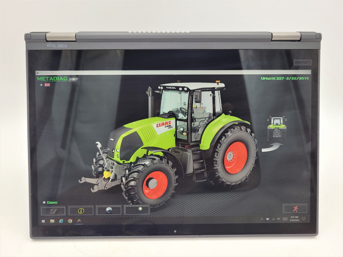 Diagnostic Laptop CLAAS CDS 7.5.1 2021.05 WEBTIC 2024 PARTSDOC 2021 METADIAG 2016