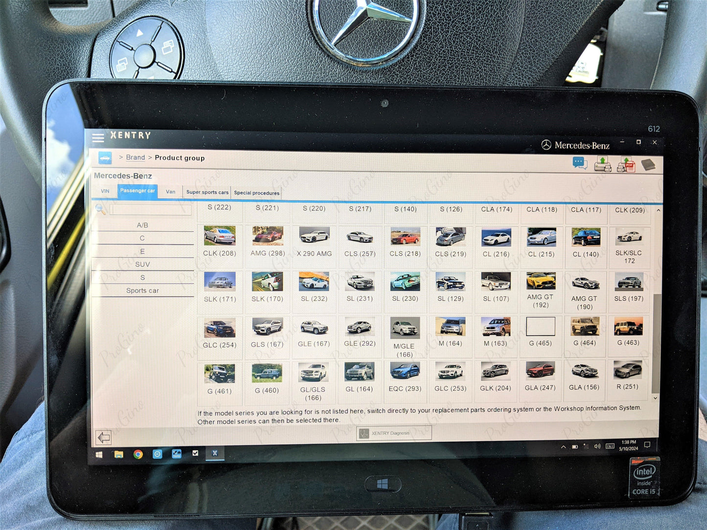 HP Pro DIAGNOSTIC TAB XENTRY 2023 DAS EPC WIS ASRA StarFinder+OBD-II diagnotstic tool Full kit