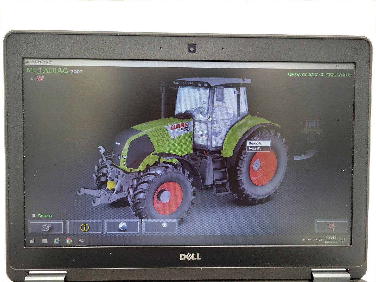 Diagnostic Laptop CLAAS CDS 7.5.1 2021.05 WEBTIC 2025 PARTSDOC 2021 METADIAG 2016