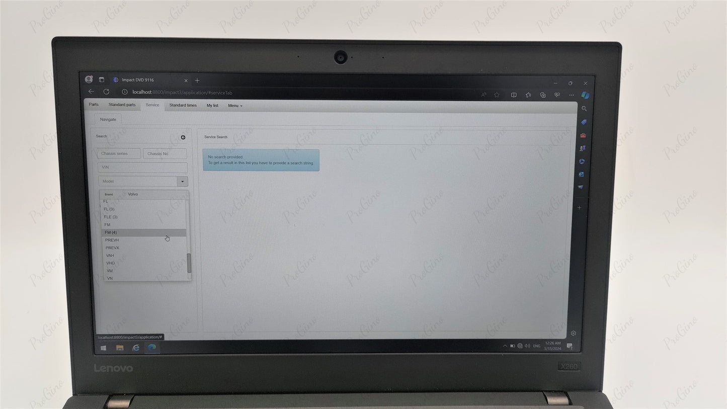 Diagnostic Laptop VOLVO PTT 2.8.150 APCI2023 ProSIS IMPACT