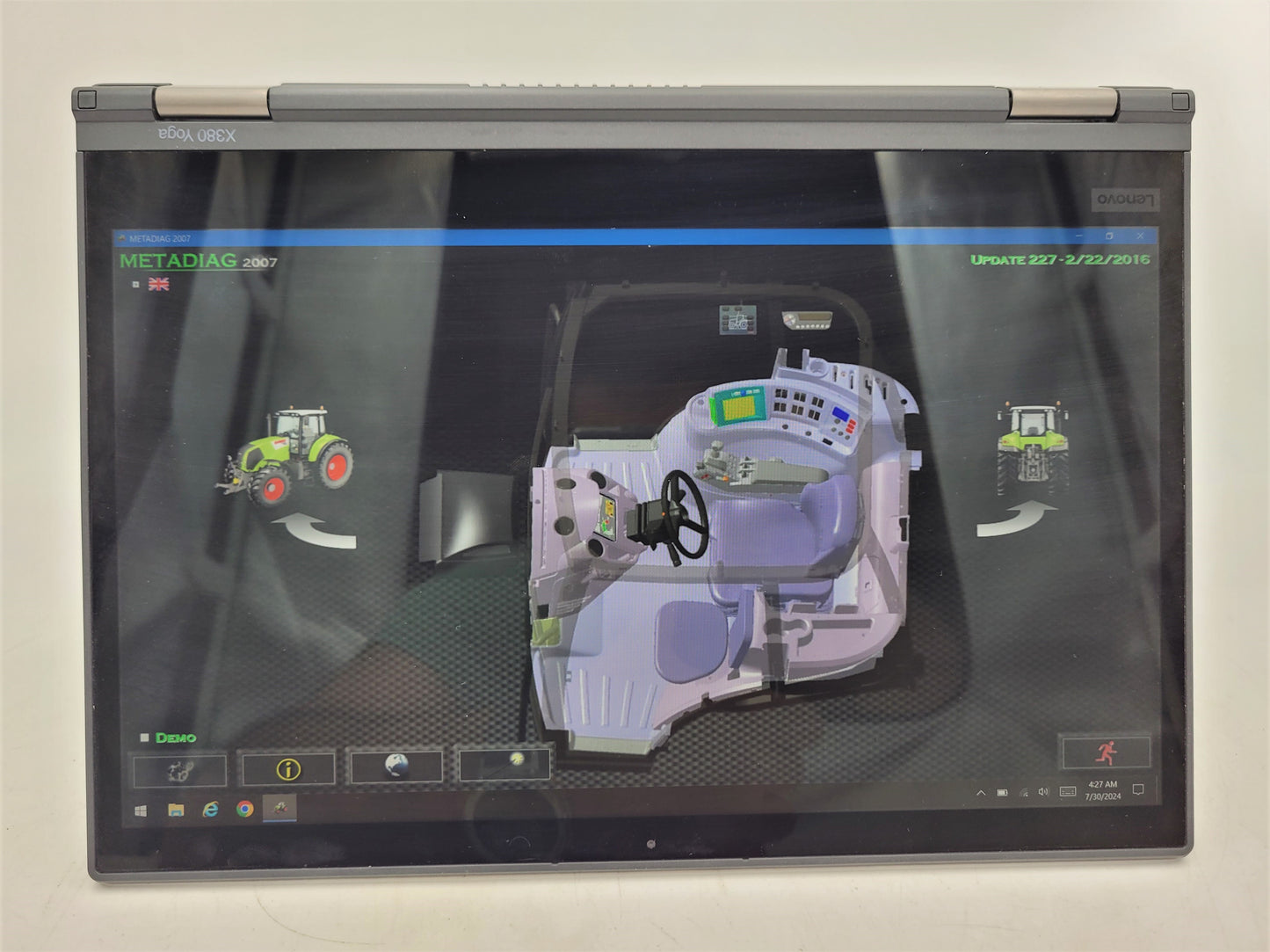 Diagnostic Laptop CLAAS CDS 7.5.1 2021.05 WEBTIC 2024 PARTSDOC 2021 METADIAG 2016