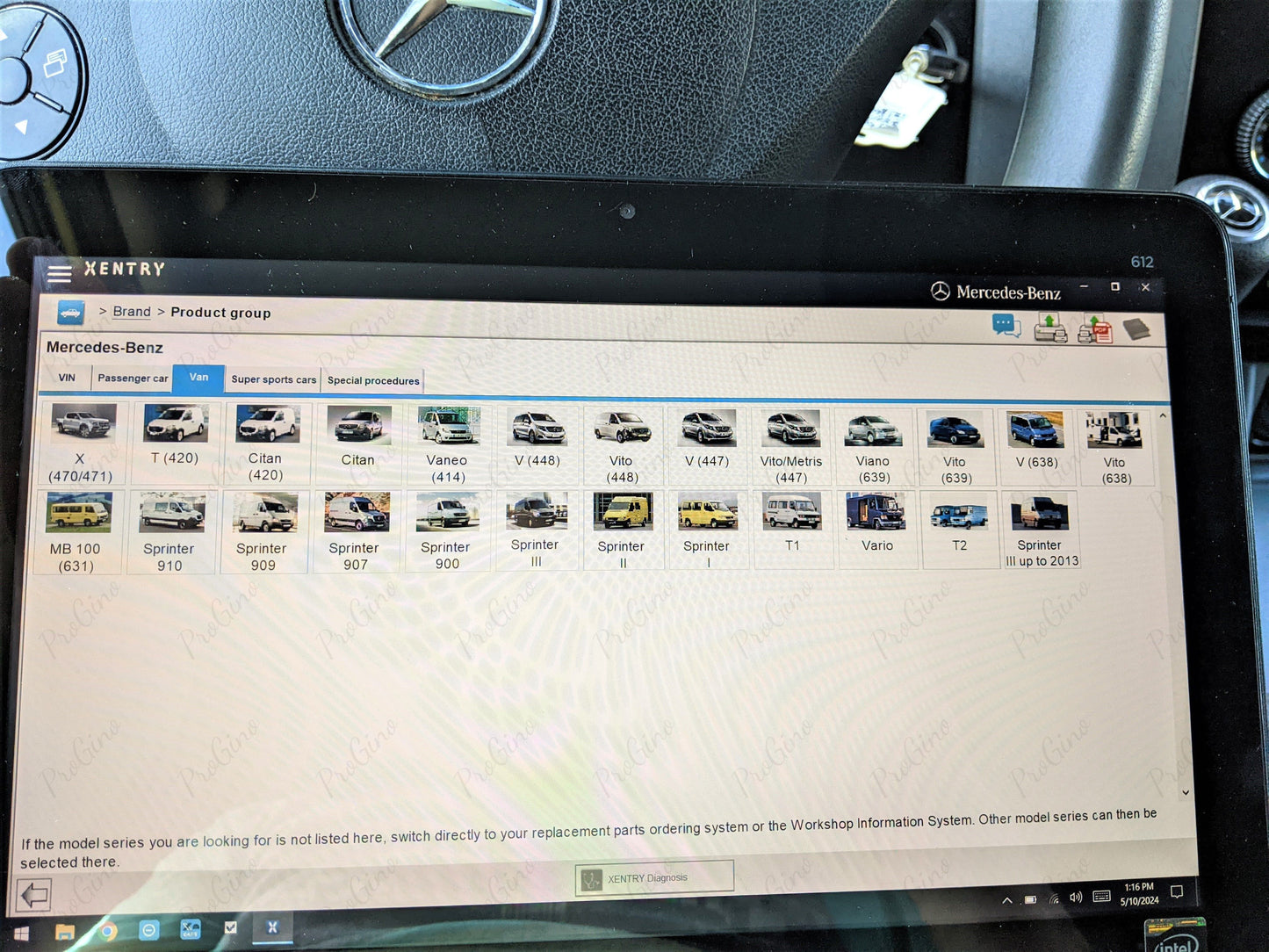 HP Pro DIAGNOSTIC TAB XENTRY 2023 DAS EPC WIS ASRA StarFinder+OBD-II diagnotstic tool Full kit