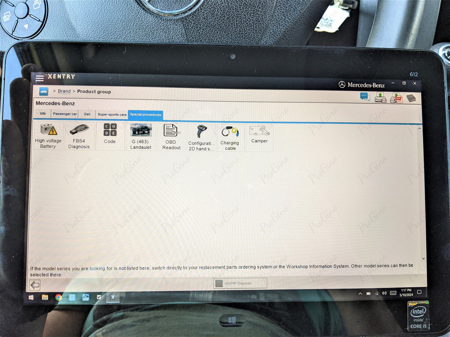 HP Pro DIAGNOSTIC TAB XENTRY 2023 DAS EPC WIS ASRA StarFinder+OBD-II diagnotstic tool Full kit