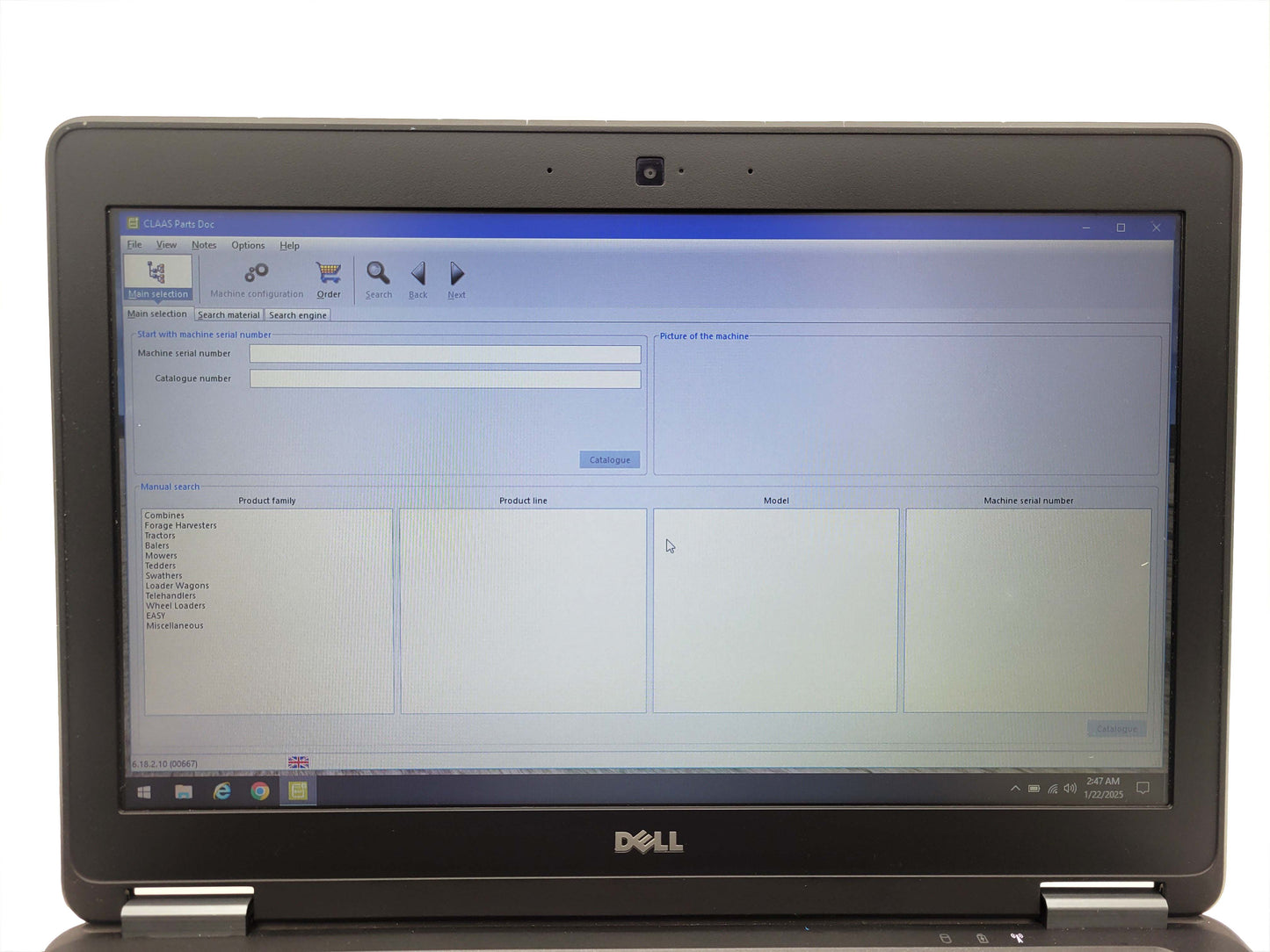 Diagnostic Laptop CLAAS CDS 7.5.1 2021.05 WEBTIC 2025 PARTSDOC 2021 METADIAG 2016