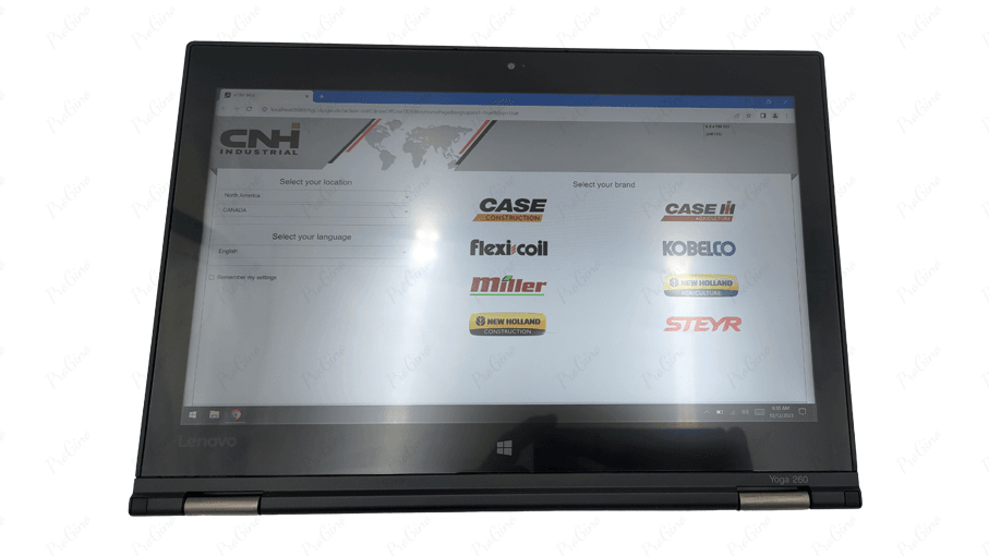 Diagnostic Laptop Case New Holland CNH EST v9.8 Kobelco Miller Steyr Flexi-Coil