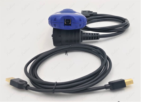 John Deere EDL v2 Diagnostic Adapter kit with cables and black protective case