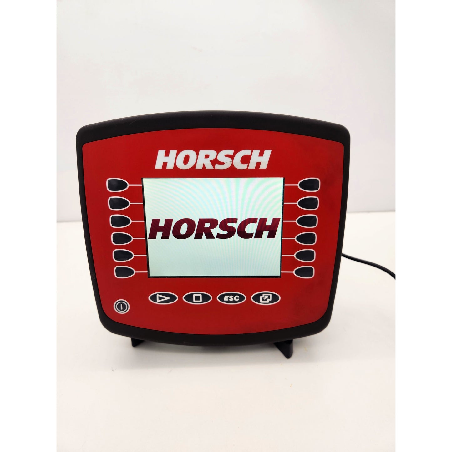 Front view of the Muller Horsch ISOBUS terminal display and control buttons. 00345263