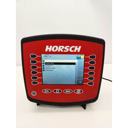Front view of the Muller Horsch ISOBUS terminal display and control buttons. 00345263