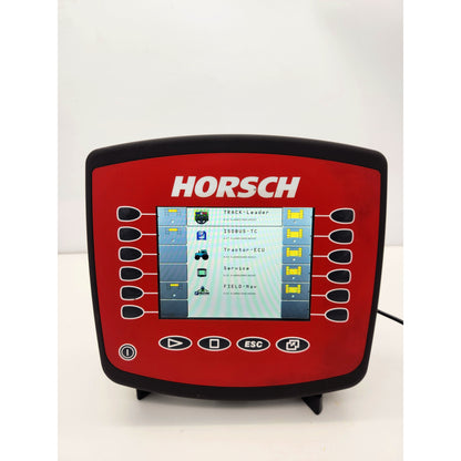 Front view of the Muller Horsch ISOBUS terminal display and control buttons. 00345263