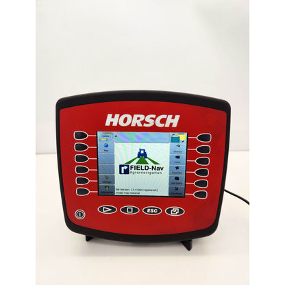 Front view of the Muller Horsch ISOBUS terminal display and control buttons. 00345263