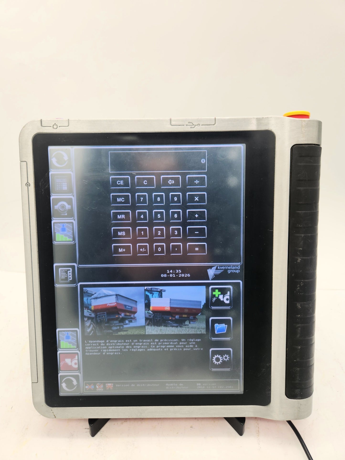 Kverneland IsoMatch Tellus Terminal 12 inch MT00001101 GEOcontrol Actiation