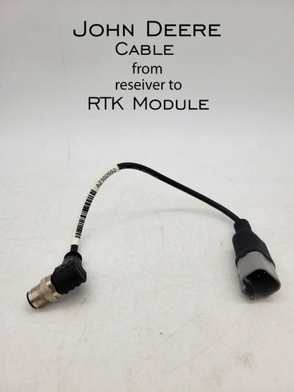 ✅John Deere Cable AZ102552 from StarFire 3000 6000 7000 7500 Reseiver to RTK Module