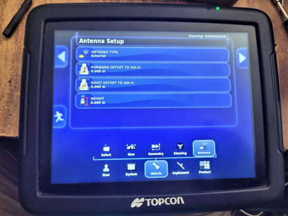 TOPCON KIT x25 DISPLAY Aga4397 8.4” AutoTrack SectionControl W/ AGI-4 Receiver GPS GLONASS