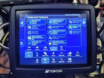 TOPCON KIT x25 DISPLAY Aga4397 8.4” AutoTrack SectionControl W/ AGI-4 Receiver GPS GLONASS