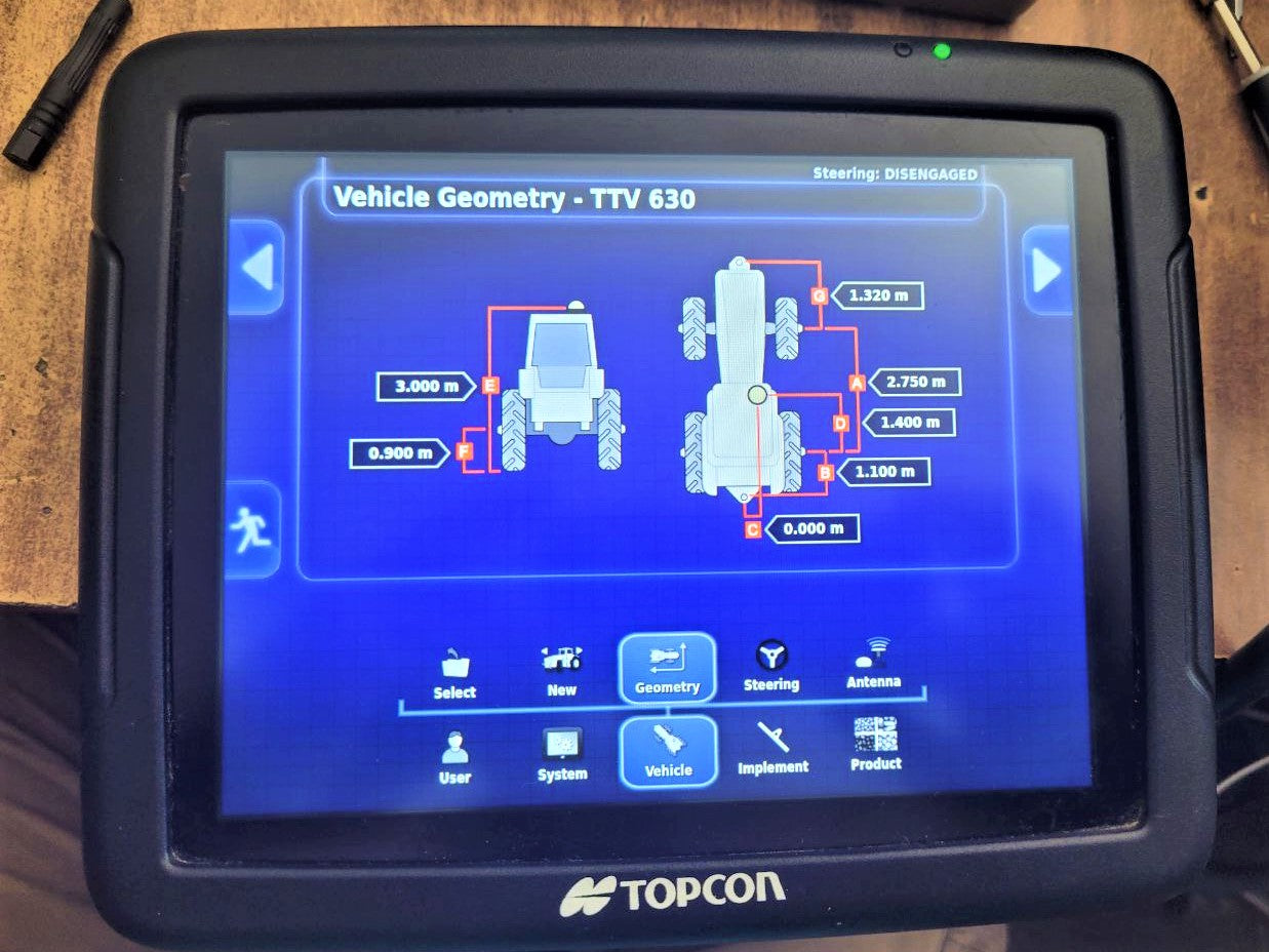 TOPCON KIT x25 DISPLAY Aga4397 8.4” AutoTrack SectionControl W/ AGI-4 Receiver GPS GLONASS