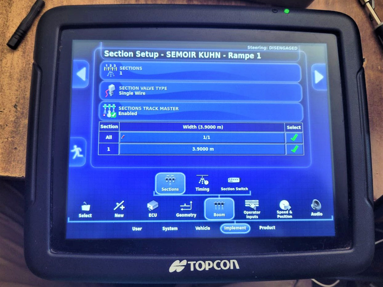 TOPCON KIT x25 DISPLAY Aga4397 8.4” AutoTrack SectionControl W/ AGI-4 Receiver GPS GLONASS