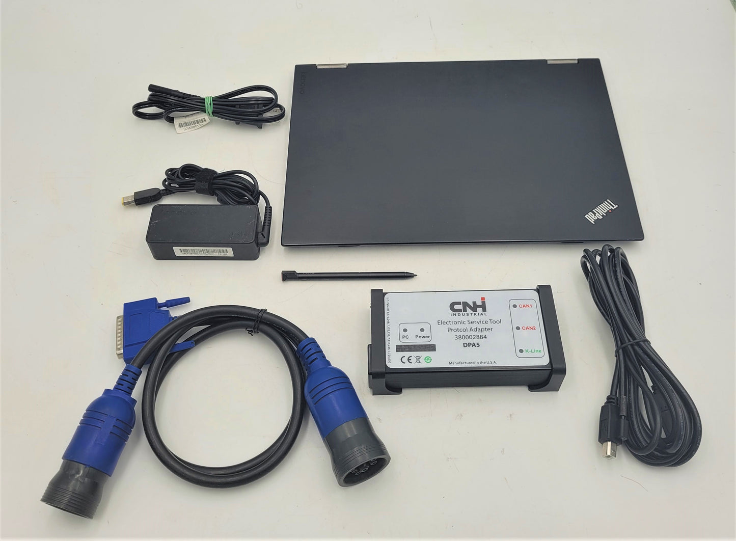 Diagnostic Kit Case New Holland CNH EST v9.10 Kobelco Miller Steyr Flexi-Coil + CNH DPA5 DIAGNOSTIC TOOL INTERFACE