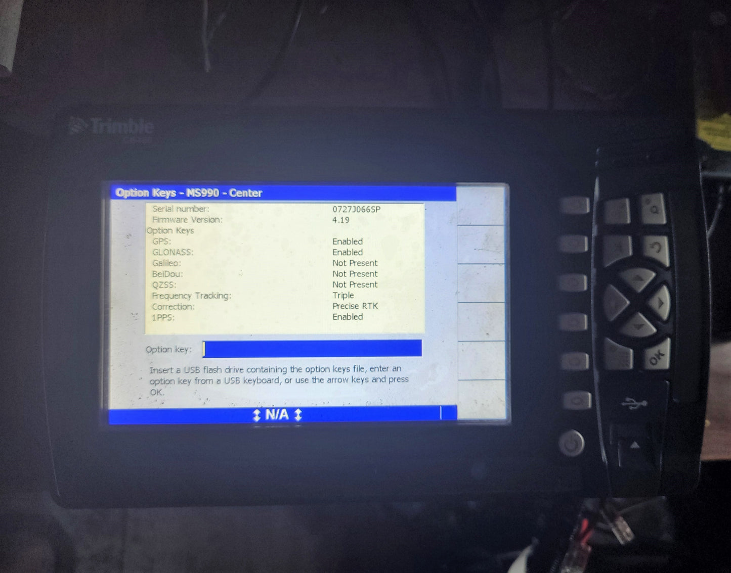 Dual Trimble CAT MS990 Grade Control GNSS GLONASS Base Receiver For Trimble GCS90