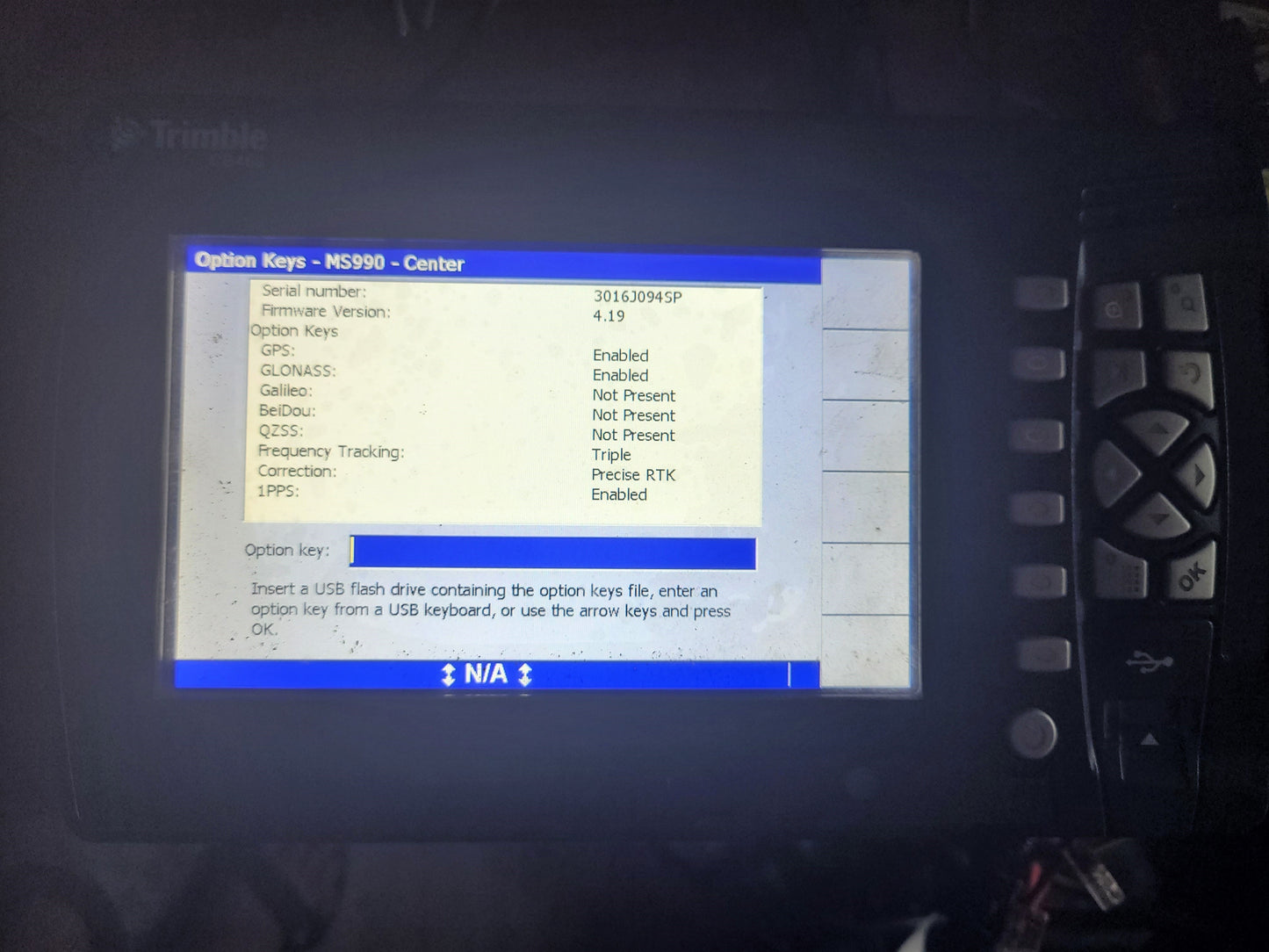 Dual Trimble CAT MS990 Grade Control GNSS GLONASS Base Receiver For Trimble GCS90