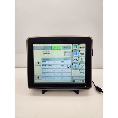 John Deere GS3 2630 active software list including AutoTrac and Section Control