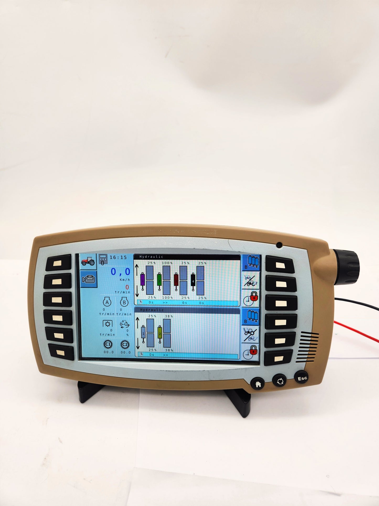 AGCO Massey Ferguson C1000 Trminal Datatronic 4 Monitor Display FieldStar 4375111M97 with mount