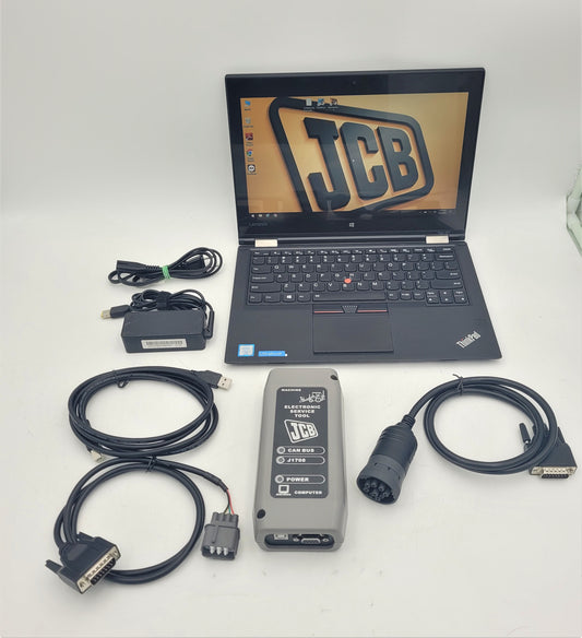 Diagnostic Kit JCB ServiceMaster 4 v21.4 w/ JCB DLA ADAPTER