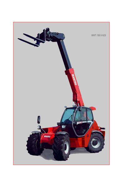 Manitou MHT 780 L HT E3 Operator Manual