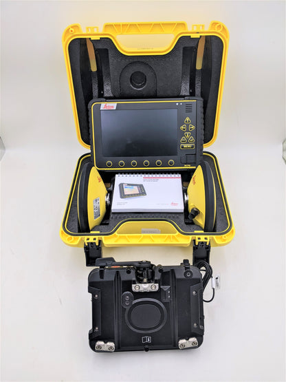 Leica Professional GNSS Survey Kit Display iCON MCP80 W/ TWO Antennas CGA100 GPS W/ MDS20