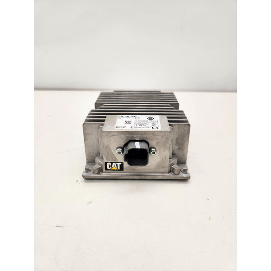 Caterpillar 348-7842 Power Converter label showing voltage specs and part number.