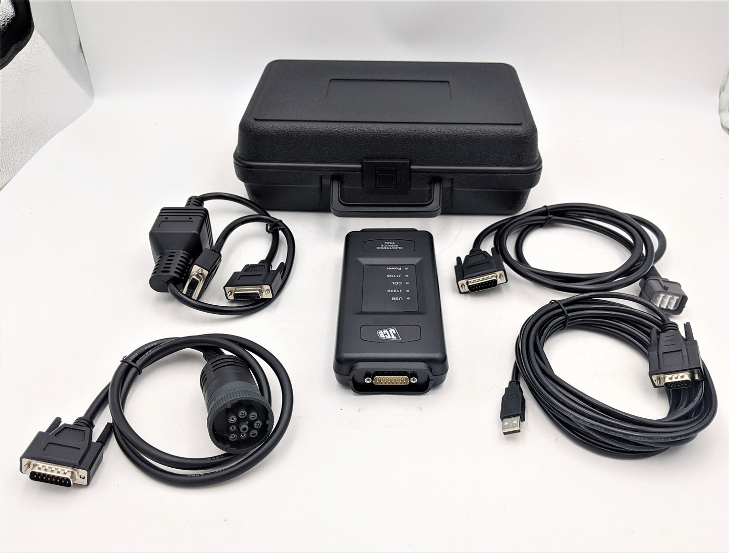 Diagnostics Tools Interface JCB DLA ADAPTER Service Master black