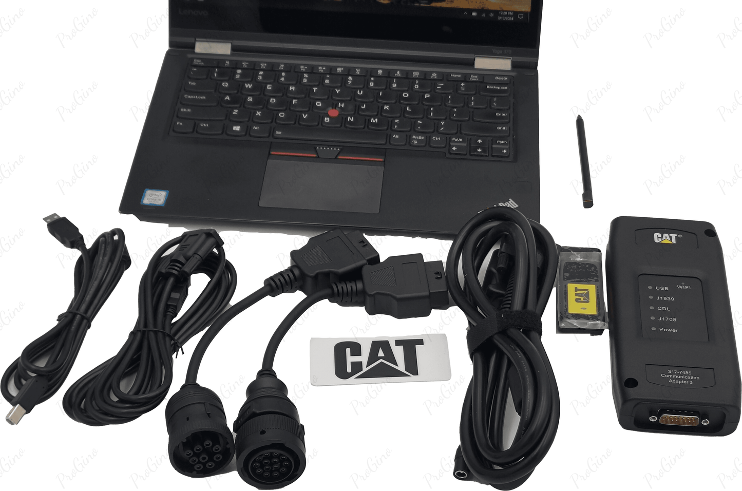 Diagnostic Kit + CAT ET 2023a + Perkins 2023 W/ CAT Comm 3 Adapter