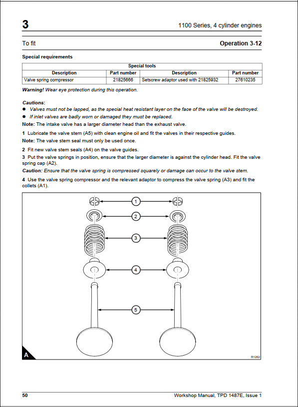 Manitou MHT 860 L Series M Perkins Engine Repair Manual