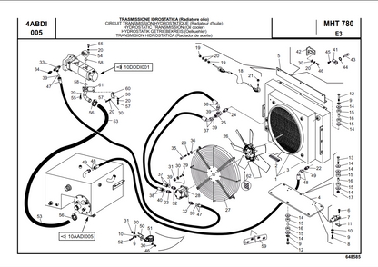 Manitou MHT 780 E3 PARTS REPAIR OPERATIONS MANUALS