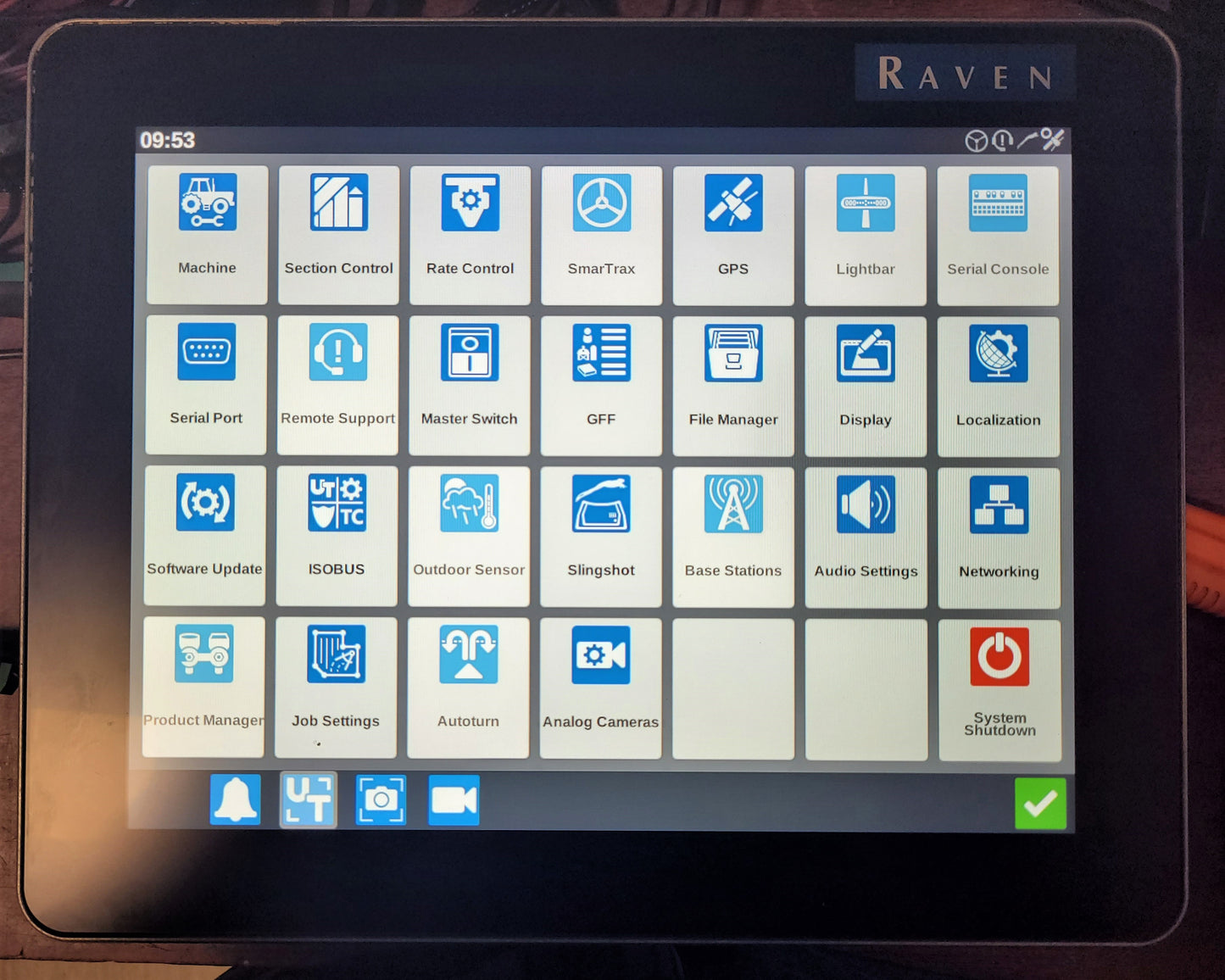 RAVEN CR12 Display 12.1 inch ISOBUS-UT RTK Field Computer Terminal