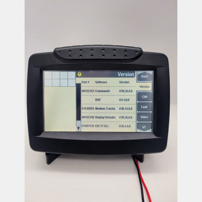 84410263 Case IH Pro 300 New Holland IntelliView III monitor front view