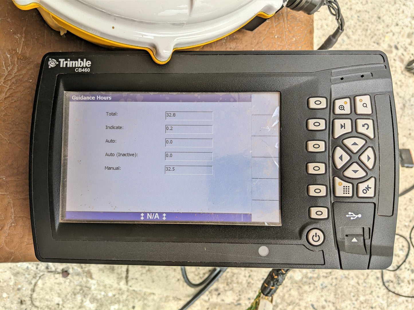 Trimble Cat GCS 900 CB460 Control Display W/ MS990 Receiver W/ 311-4862 Cable