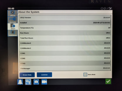 RAVEN CR12 Display 12.1 inch ISOBUS-UT RTK Field Computer Terminal