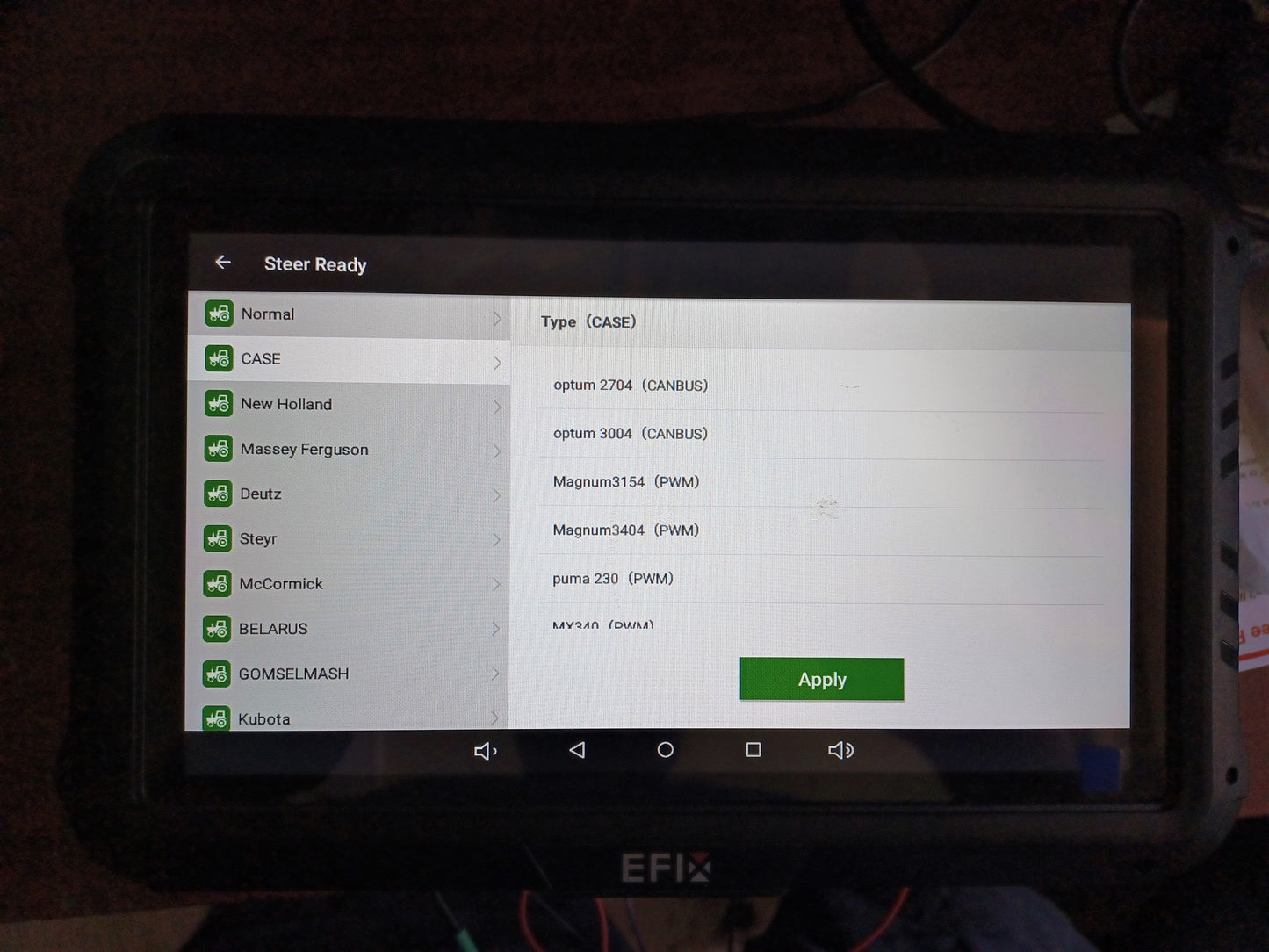 eFIX eSteer 10 only Display Terminal RTK