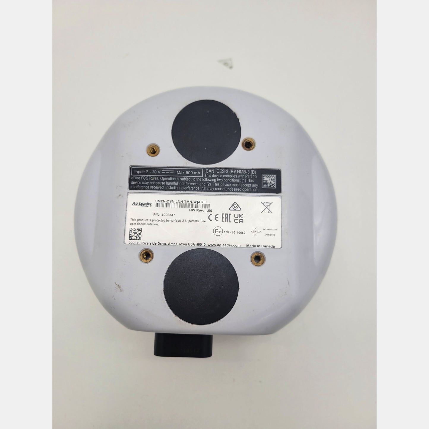 Ag Leader 4006847 Smart Antenna GPS 7000 GNSS Receiver | SM2N Tested