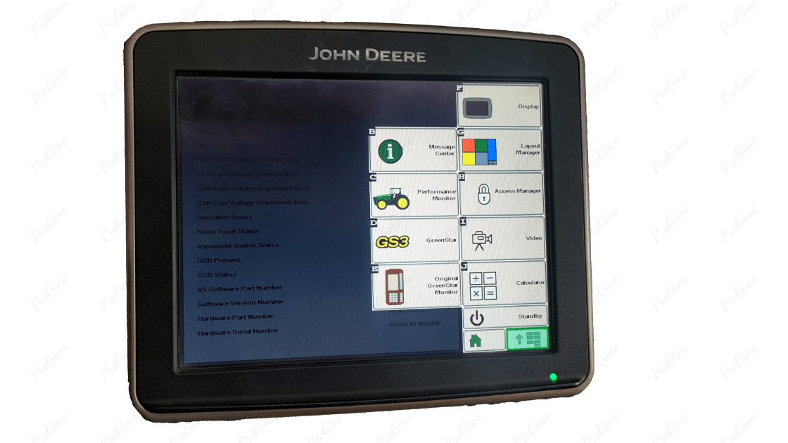 John Deere Greenstar - 3 2630 Display Basic PFA10310 unused.